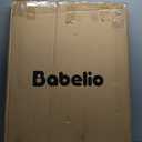Babelio Baby Gate for Stairs, Kitchen & Doorways, No Bottom Bar| Easy Install| One-Handed Operation| Auto-Close| Hardware Mount Safety Dog Gate (Black - B17, 34" H, 26-43" W-Standard 2 Pcs)