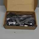 Jetec 10 Pieces Cabinet Locks for Babies, U-Shaped Proofing Drawers Safety Child Locks Adjustable, Easy to Use Childproof Latch for Knob Handle on Kitchen Door Storage Cupboard Closet (White, Black)