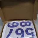 Yerliker 16 Pcs Happy Birthday Yard Signs with Stakes, 32.8 ft LED Lights, 42 Pcs Number Stickers, 13.4 Inch Letters Signs for Birthday Party Supplies Yard Lawn Outdoor Decoration(Royal Blue)