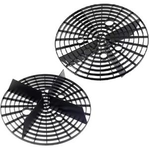 Plutreas Car Wash Bucket Insert - Fits 12 Inch or 3-5 Gallon Bucket, Dirt Guard Insert for Car Detailing (Black)