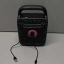 iLive Electronics ISB199B Wireless Tailgate Party Speaker, with LED Light Effects and Built-in Rechargeable Battery, Black