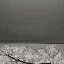 Walrus Round Vinyl Fitted Tablecloth with Flannel Backing Elastic Edge Design Table Cover Waterproof Oil-Proof PVC Table Cloth Stain-Resistant Best for 45"-56" Round (Marble)