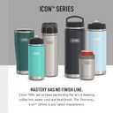 THERMOS ICON SERIES Stainless Steel Water Bottle with Screw Top Lid - 32 Ounce, Glacier - Vacuum Insulated Water Bottle with Lid