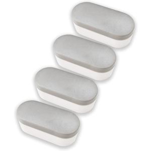 Toilet Seat Bumpers Bidet Attachment, Universal Lid Pads Accessories for Luxe, Kohler - Strong Adhesive Shims 4 PCS