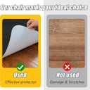 Sycoodeal Office Chair Mat for Hardwood Floor,Office Computer Gaming Chair Mat for Tile Floor,Large Floor Protector Rug,Anti-Slip,Easy to Clean,Pure Black(48"x36")