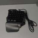 RedThunder One Handed Gaming Keyboard RGB Backlit 35 Keys Portable Mini Gaming Keypad Ergonomic Game Controller for PC Gamer