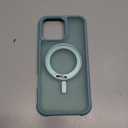 TOKVANZ for iPhone 16 Pro Max Case with 360 Rotatable Magnetic Ring Stand [Compatible Mag-Safe] [Military Grade Protection] Translucent Matte Phone Cases for Women Men 6.9'', Green