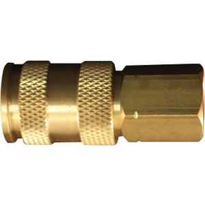 Milton Industries (S-766) 3/8" FNPT Female V-Style High-Flow Coupler (1 Count (Pack of 1))