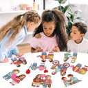 3 x 60pcs Valentine's Day Theme DIY Cutouts Couple Bulletin Board Decoration Set Couple Paper Cut-Outs Classroom Decor for Valentines Classroom DIY Photo Craft Party School Wall Door Supplies