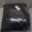 Oak Leaf Post Mastectomy Pillow for Recovery Gift for Mastectomy Patients with 4 Pockets to Support Breast Surgery Healing for Sleeping, Recovery, Seatbelt Protection (Pure Black(Upgraded))