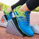 New Track and Field Shoes for Men Women Kids Boys Girls Size 8, Spikes 100-400 Meter Running Racing Shoes Professional Sprint Sport Sneakers