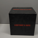 LIGHTSOUT Indoor Silent Basketball Size 7 (29.5") Quiet Basketballs Dribbling Indoor Very Sleek Black/red, Practicing at Home Indoor Basketball Foam No Noise Airless, No Scratch or Damage of Flooring