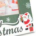 kennethan Christmas Red Frame 4x6 Picture Frame with Christmas Santa Decoration 1 Pack Wooden Frame with Glass can Display 4x6 Picture on the Table