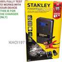 STANLEY SS4LS Lithium Ion Power Station Jump Starter and 8000mAh Portable Power Bank: Dual 3.1A USB Ports, Battery Clamps