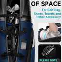 findway Golf Travel Bags for Airlines with Wheels and ABS Hard Case Top, Protect Your Clubs, Waterproof 1680D Oxford Fabric and Oversize Tank Wheels, Lightweight and Easy to Maneuver