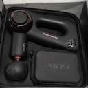 FitRx Handheld Therapeutic Percussion Massage Gun with 5 Speed Settings, 3 Arm Angles, and 4 Swappable Heads for Premium Back & Muscle Relief