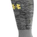 Under Armour Unisex Adult Magnetico Pocket Over the Calf Socks 1 Pack (Small, (709) Clay Green / Black / Taxi)
