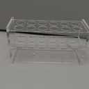 Plastic Test Tube Rack,12 Slots Acrylic Test Tube Holder for 25ml Tubes Lab Tube Racks Plant Propagation Station Holder Pen Holder,21mm/0.83inch Diameter (25ml)