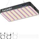 FOXGARDEN 2000W LED Full Spectrum 33ft Coverage Grow Light for Indoor Plants, 1196PCS LEDs, Dual Built-in Fans, Daisy Chain Function, Veg & Bloom Dual Mode