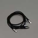 2ft USB C to USB C Cable, 3 Pack Braided USB C to C Charging Cord 60W/3A Type C to Type C Cable Fast Charging Car Charger for iPhone 16 15 Pro Max, Samsung Galaxy S23 S22, Moto LG, Google Pixel, iPad