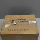 3 inch White Floating Candles, 48 Pack Unscented Floating Candle,8-9 Hours Burning Floating Candles for Centerpieces, Water Candles for Cylinder Vases, Wedding, Party, Pool