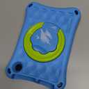 Fire HD 10 Tablet Case for Kids (13th/11th Generation, 2023/2021 Release), Rotating 360 Kickstand Lightweight Shockproof Handle Kids Case Un Fit for HTC 10 Tablet iPad Samsung LG Tablets, Blue