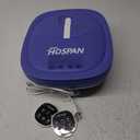 HOSPAN Collapsible Foot Spa Electric Rotary Massage, Foot Bath with Heat, Bubble, Remote, and 24 Motorized Shiatsu Massage Balls. Pedicure Foot Spa for Feet Stress Relief - FS02A (Blue)