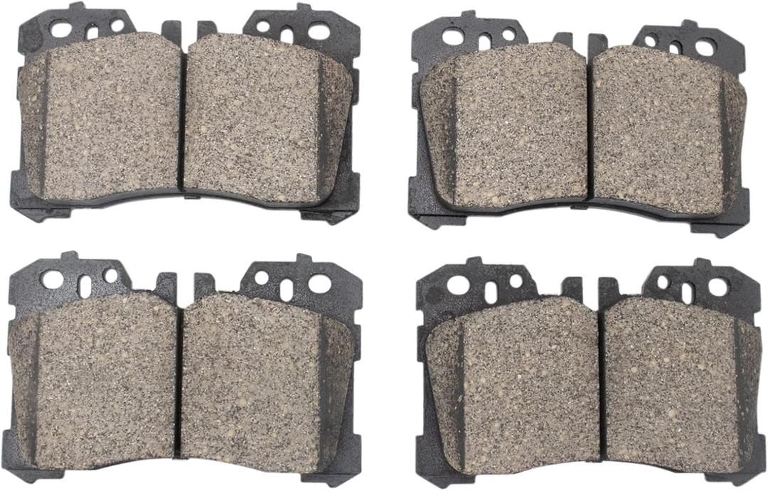 Front Brake Pads Ceramic Compatible with 2007-2017 Lexus LS460 2018-2019 LS500 LS500h 2008-2016 LS600h
