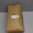 Jenaai 8 ft Christmas Inflatable Santa Outdoor Decoration Giant Black Santa Claus Gift Bags with Build in LED Light Blow up Christmas Yard Decor for Xmas Party Outside Garden Holiday Decoration