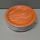 60Pcs Blue Cartoon Dog Birthday Party Supplies 9" Orange Blue Plates Puppy Tableware Set Disposable Colorful Polka Dots Paper Plates Dog Party Decorations for Kids Boys Girls Birthday Baby Shower