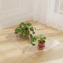 36" x 36" Clear Area Mat for Hard Floor, Waterproof Thick PVC Floor Protetor for Home, No Scratch Durable Plastic Floor Mat for High Traffic Area
