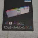 Thermaltake TOUGHRAM XG RGB White DDR4 4400MHz 16GB (8GB x 2) 16.8 Million Color RGB Alexa/Razer Chroma/5V Motherboard Syncable RGB Memory RG06D408GX2-4400C19B