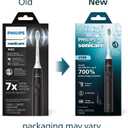 Philips Sonicare 4100 Rechargeable Electric Toothbrush, 1 Brush Head, Black 700% More Plaque Removal, Pressure Sensor, 2 Brush Settings, 2-Minute Guided Timer, 14-Day Battery, HX3681/24