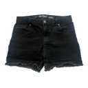 Cat & Jack Black Frayed Hem Denim Shorts L