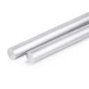 2 Pieces 3/4" Diameter Round Aluminum Rod,Long 13" 6061 Aluminum Round Bar,T6511 Solid Extruded,0.75" Diameter,for DIY Craft (3/4x13 inch, 2)