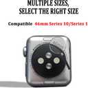15 Pack Compatible with Apple Watch Bands 40mm 41mm 42mm 44mm 45mm 46mm Women Men, Watch Screen Protector Case&Organizer for iWatch Series 11 10 9 8 7 6 5 4 SEMultiple Sizes, Select the Right Size