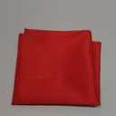 Hiasan Red Tablecloth Square - Wateproof and Spillproof Kitchen Christmas Washable Polyester Table Cloth for Dining Room, 30 x 30 Inch