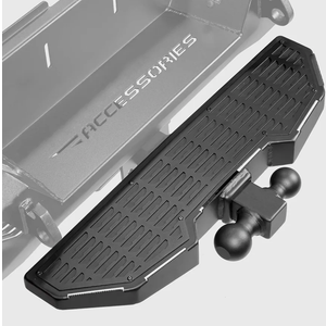 2 Inch Hitch Step with 2 & 2-5/16 Convertible Tow Balls