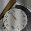 Dankeit 16inch Decorative Wall Clock, Silent Non-Ticking Quartz Battery Operated, Large Wall Clock for Living Room, Kitchen Home Bathroom Bedroom Wall Decor