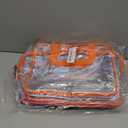 10 Pack Large Toy Storage Bags with Labels Reusable Clear PVC Board Game Organizer Travel Waterproof Case with Zipper for Building Blocks, Puzzle, Kids Books Makeup Tote Pouch(Classic Color)