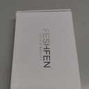 FESHFEN Long Honey Blonde Mixed Light Brown Wigs for Women, 22 inch Middle Parting Synthetic Wavy Wig for Daily Party