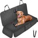 EYPINS Dog Car Seat Cover for Back Seat - 100% Waterproof, Anti-Scratch, Nonslip Dustproof Bench Seat Cover Protector, 54" L x 48" W Universal Fit for Cars, SUVs, Trucks