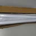 White Tension Curtain rod no drill, 42 to 115 inch Adjustable Heavy Duty black shower curtain rod for Windows bathroom Closet