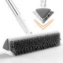 Floor Scrub Brush with Long Handle, Heavy Duty Hard Bristle Tile Scrubber for Cleaning Shower, Wood Floors, Concrete, and Garage  Stiff Bristle Floor Brush