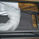 Aheaplus L Shaped Gaming Desk with Power Outlets & LED Lights, Small L-Shaped Desk Computer Corner Desk with Monitor Stand & Storage Shelf, Home Office Desk Writing Desk with Storage Bag, Rustic Brown (49Inch)