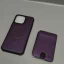 for iPhone 15 Pro Max Wallet Case Compatible with Magsafe, Magnetic RFID Blocking Card Holder Kickstand 2 in 1 Detachable Case for iPhone 15 Pro Max 6.7", Purple