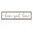 Home Sweet Home Signs, Rustic Wood Wall Plaque, Decorative Wooden Box Sign, Farmhouse Homes Decor for Living Room, Wall Decor Art, New Home Decoration, Housewarming Gift 17.8x4x1.2 inches