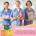 SiliFine 24 Pcs Nurse Appreciation Gifts 2026 Nurse Appreciation Cup Bulk 12 oz Enamel Nursing Coffee Mugs with Handle for Nurse's Day Women Doctor Assistant Graduation Rn Thank You Week Gift