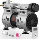 8.2CFM Pond & Lake Aeration System for Up to 3 Acre 50' LakeIncludes 3/4 HP Compressor, Air Compressor for Deep Water Oxygen Circulation (No Diffuser No Tubing)