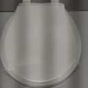 Ansffer Toilet Seat Round Soft Close16.5'', Toilet Lid Slow Close Quiet No Slam, Easy Installation & ReleaseSafe PP Material Easy Clean, Comfortable Ergonomic Design, 2 Years Support, White Plastic